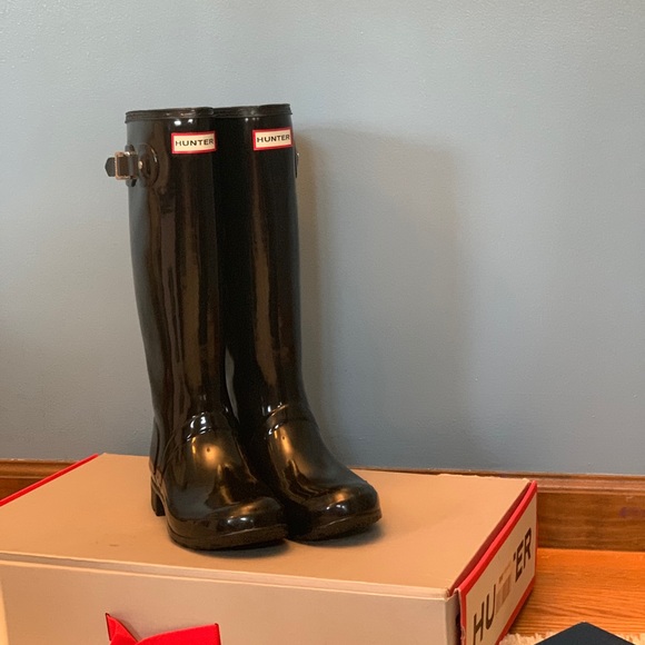 Hunter Shoes - Hunter Black Rain Boots